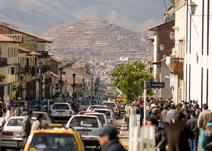 Aglomeratie in Cuzco